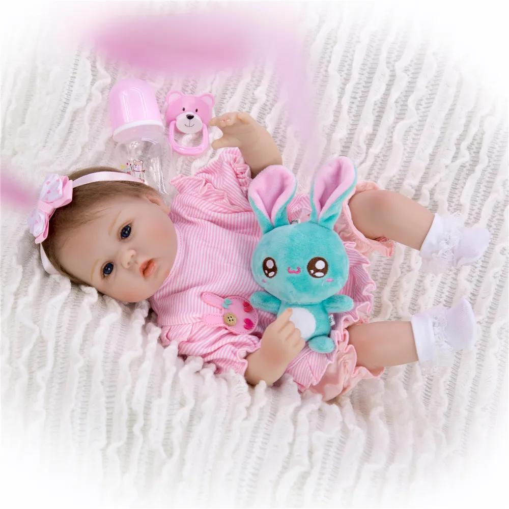 NPKDOLLS Uuestisündinud Baby Doll Mänguasjad 43 cm, Pehmest Silikoonist pehmed Nukud keha vastsündinud bebe uuestisündinud menina Brinquedo Lapsed kingitus