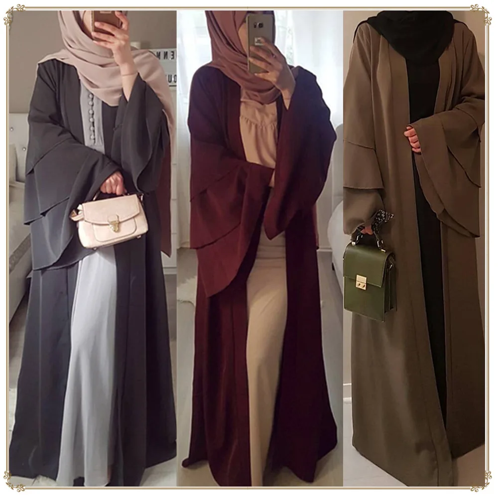 Naiste Abaya Kleit Põletatud Varrukad Dubai Abayas Naistele, Moslemi Kimono Jakk Hijab Kleit türgi Elbise Mubarak Islami Riided