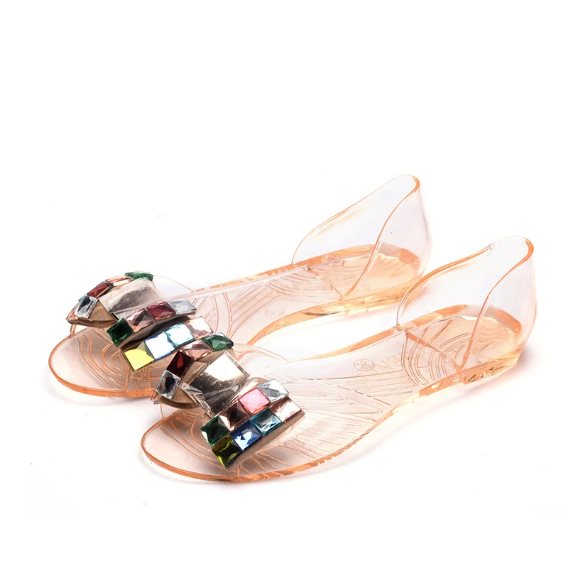 Naiste Suvine Crystal Transparant Korter Sandaalid Naine Jelly Kingad Tõsta Kohta Bling Platvorm Sandaalid Naiste Mood Kingad 2020 Uus