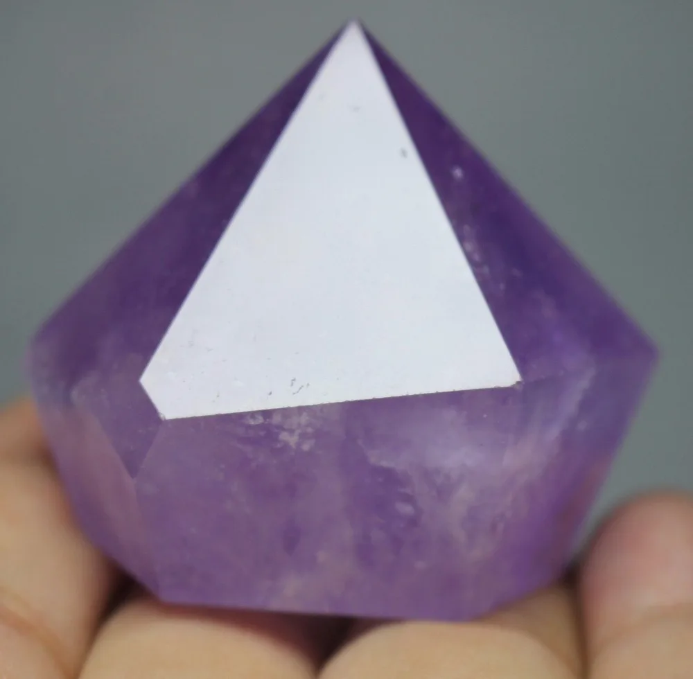 Naturaalne ametüst quartz crystal võlukepp punkti rieki tervendav kodu kaunistamiseks