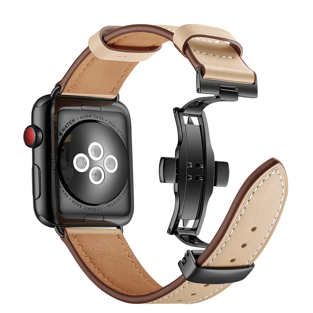 New Watch Käevõru Vöö Rihm Apple Watch Band Watchbands 44mm 42mm 38mm 40mm Vaadata Tarvikud Käepaela Ehtne Nahk