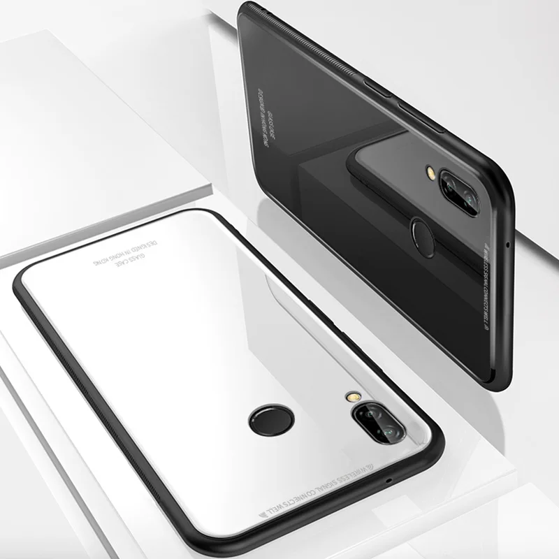 Näiteks Huawei P Smart 2019 Juhul Luksus Põrutuskindel Raske Hübriid Karastatud Klaasist tagakaas Huawei P Nutikas Telefon Juhtudel