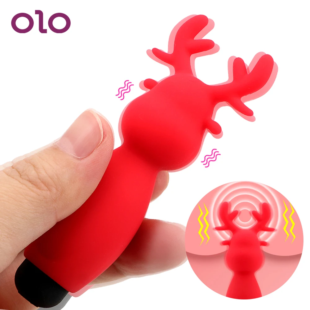 OLO Mini Hirv Vibraator Kliitori Suured Massaaž Clit Stimulaator Naissoost Masturbatsioon Erootiline Massager Sugu Mänguasjad