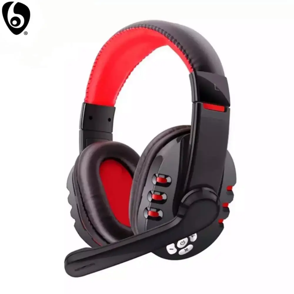 OVLENG V8-1 Üle Kõrva Traadita Bluetooth-Kõrvaklapid Peakomplekti Gamer Toetada Mikrofon Gaming Kõrvaklapid koos LED Nupp