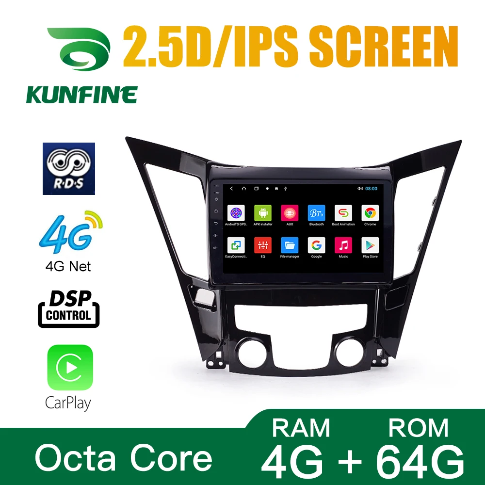 Okta Core 1024*600 Android 10.0 Auto DVD GPS Navigation Mängija Deckless Auto Stereo Hyundai Sonata 2010-2.0 L Headunit