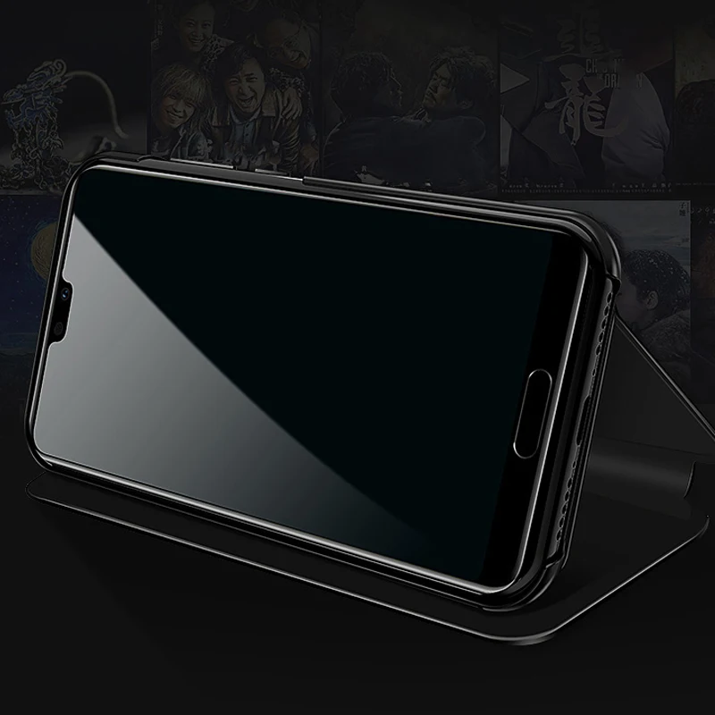 Oppo Realme X50 Juhul Flip Seista Vaadata Peegel Juhul RealmeX50 Katta Naha puhul Oppo Realme X50 Tõeline Mulle X 50 X50 Telefoni Kotid