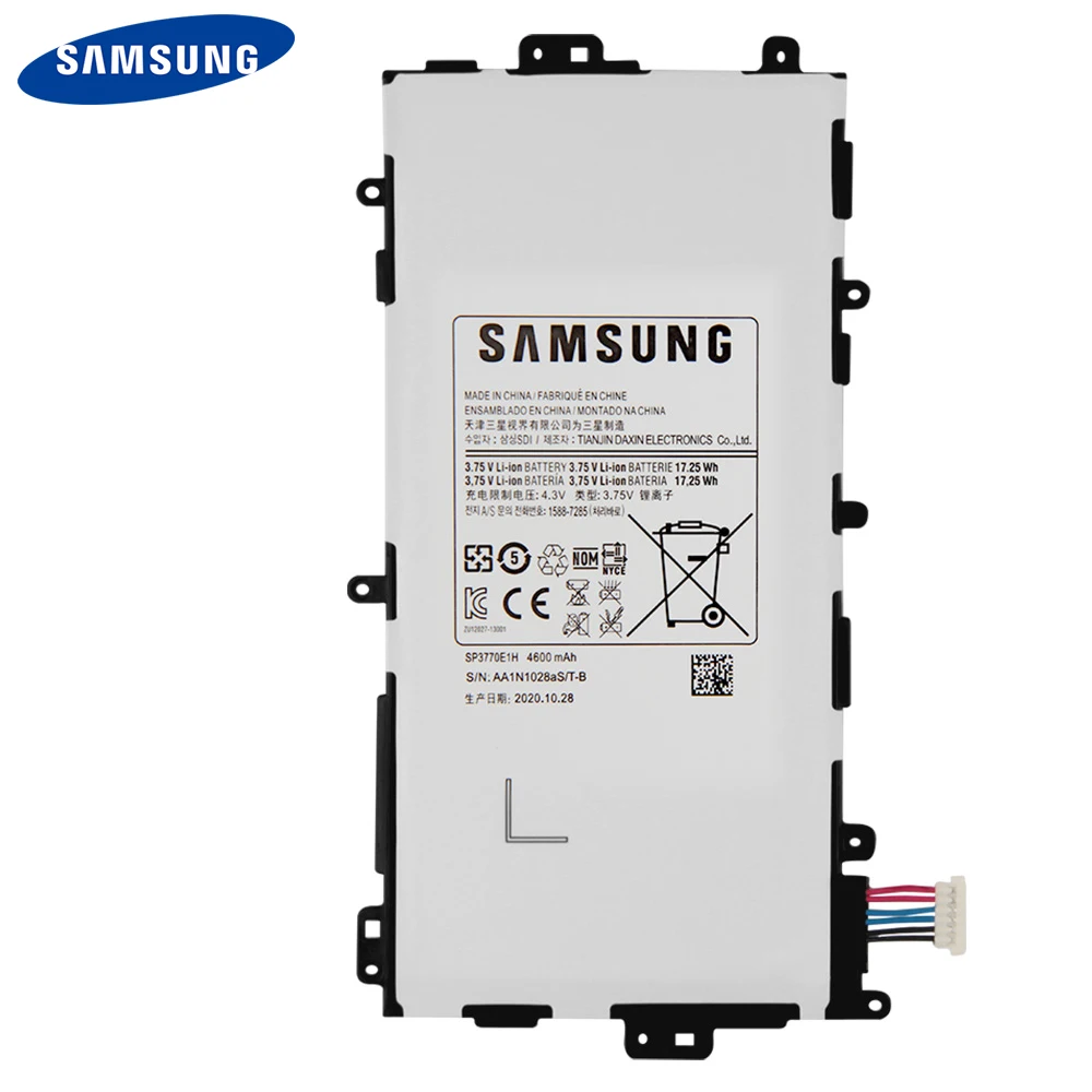 Originaal Samsung Aku SP3770E1H Samsung GALAXY Note 8.0 N5100 N5110 N5120 Ehtne Asendamine Tablett Aku 4600mAh