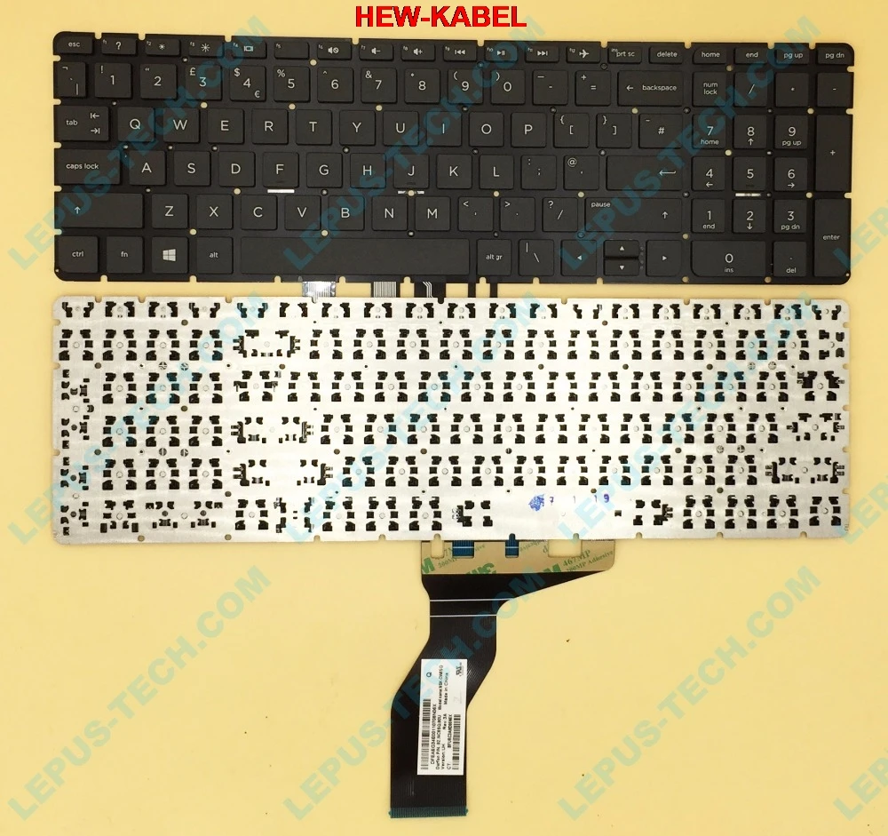 Originaal UK Klaviatuur HP 15-AB 15-AX 15-AW 15-AN klaviatuuri 9Z.NC8SQ.80U NSK-CW8SQ USA