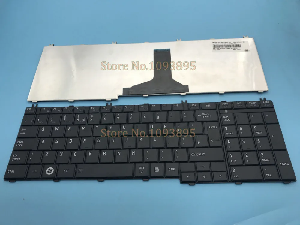 Originaal klaviatuur Toshiba Satellite L670 L670D L675 L675D C660 C660D C655 L655 L655D C650 C650D L650 C670 L750D UK klaviatuur