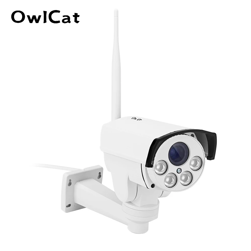 OwlCat Wifi Street IP Kaamera PTZ Bullet Väljas 5X 10X Optiline Suum, 2MP 5MP Juhtmeta IR Öö Onvif SD-Kaardi Audio CCTV Cam