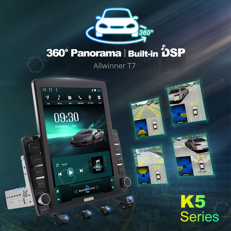 Ownice 2 Din Android 10.0 Auto Raadio GPS Multimeedia Video Mängija, Universaalne Autoradio 9.7