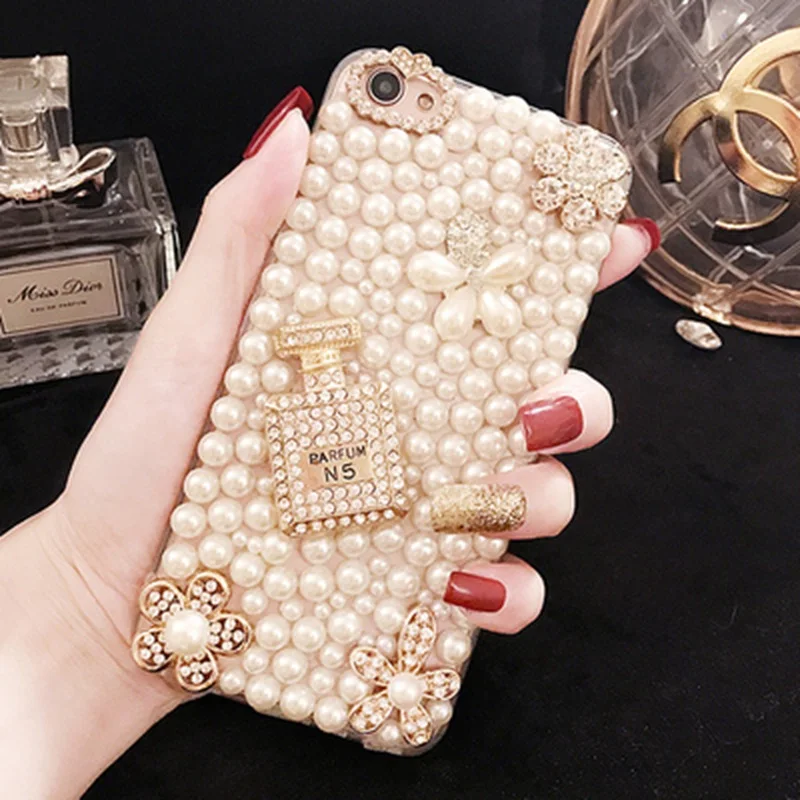Pearl Telefon Case for Samsung Galaxy A71 A51 Luksus Teemant Kate Samsung S20 Ultra Lisa 10 Pluss S10 Lite Fashion Tüdrukud Juhul