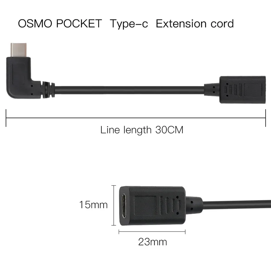 Pikendus Kaabel DJI OSMO Tasku Nutitelefoni Lightnin/Tüüp C/Micro-USB-Port, millega Kohandatakse Juhe, laadija Kaabel, Kohandada Iphone/Samsung