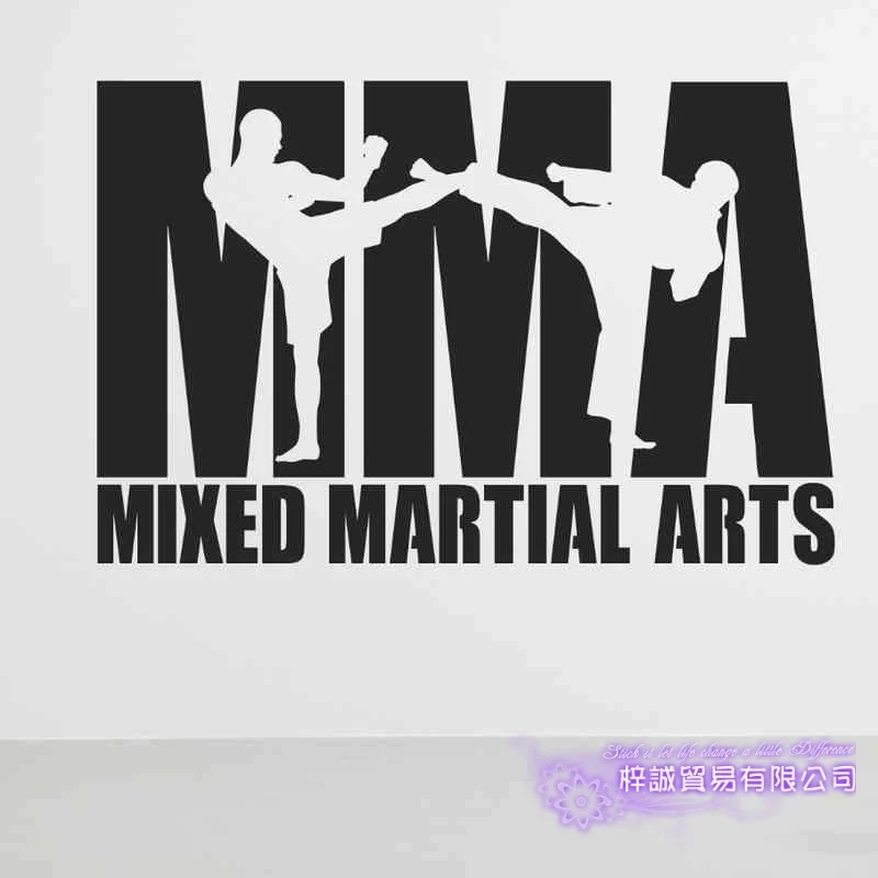 Poks Club MMA Taekwondo Karate Kleebis Kick Mängida Auto Decal Vaba Võidelda Plakatid, Vinüül Ründaja Seina Kleebised Decor