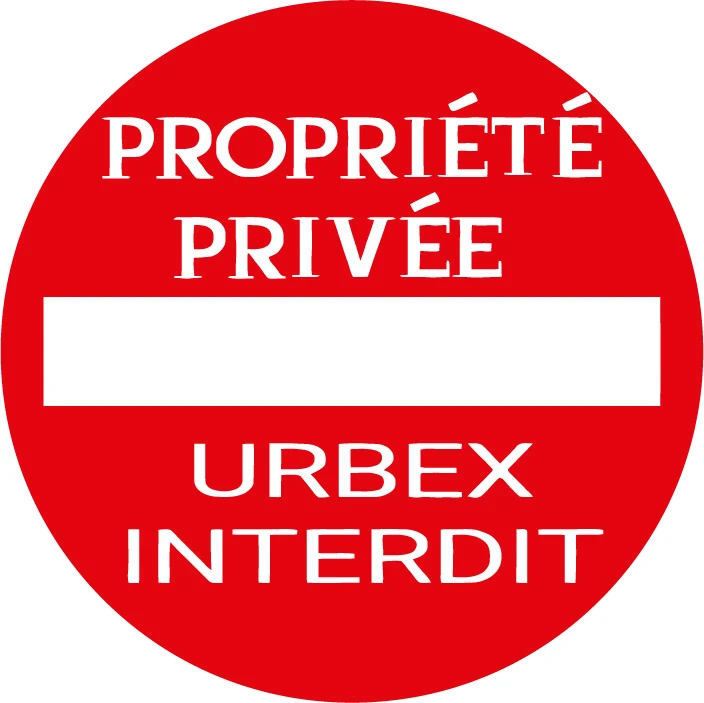 Propriete Privee Urbex Interdit Isikupärastatud Kleebis & Decal Tarvikud 30cm PVC