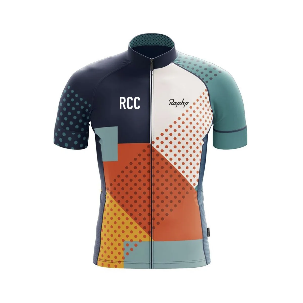RCC Raphp Mens Cycling Jersey Lühikeste Varrukatega Mountain Bike Jalgratta Särgid MTB Maantee Jersey Peegeldav Lukuga Taskud