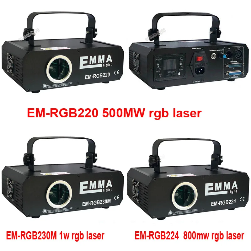 RGB Animatsiooni dj Etapil Laser Valgus 500mW disco dm laser Projektor, 500 rgb-multi-color LASER Show ilda 25kpps Disco Valgustus