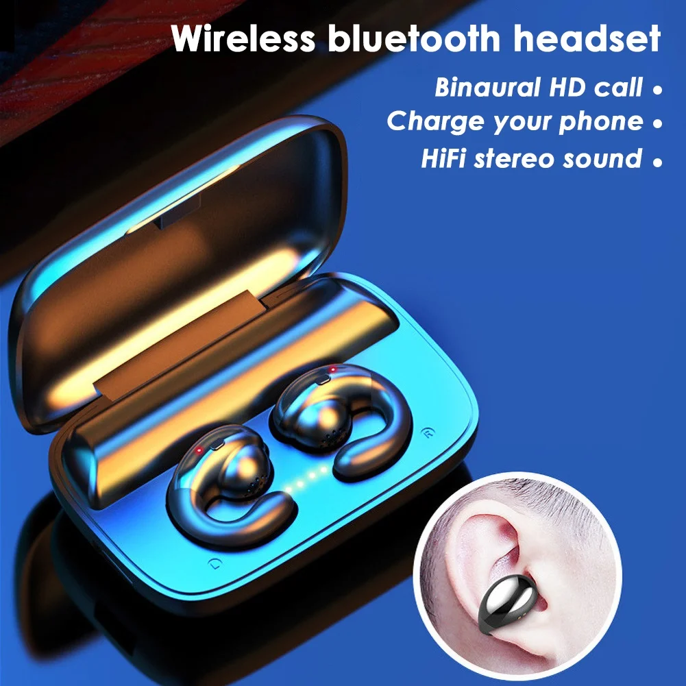 S19 Luu Juhtivus TWS 5.0 Bluetooth Handsfree Traadita Kõrvaklapid Sport Earbuds