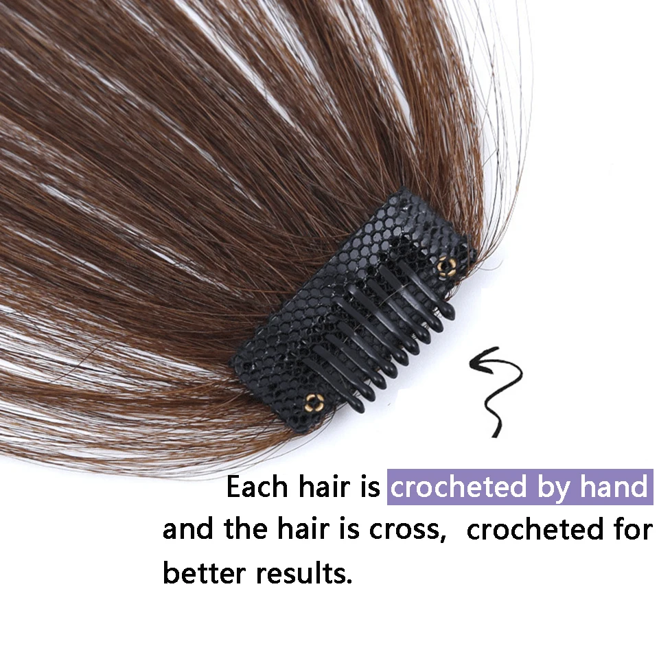 SHANGKE Naiste Juuksed Tukk juustest Clip-In juuksepikendusi Tukk Naturaalne Must Pruun Juuksed Tukk