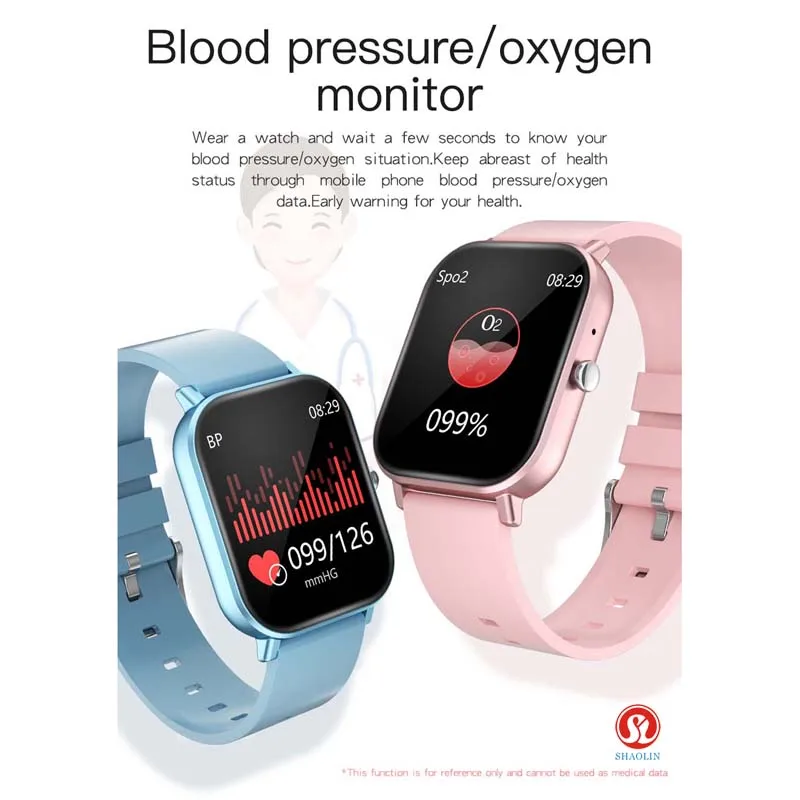 SHAOLIN Smart Watch Kella Südame Löögisageduse Monitor Fitness Tracker Smartwatch Apple Vaadata IOS Android Vaata Telefoni Mehed Naised
