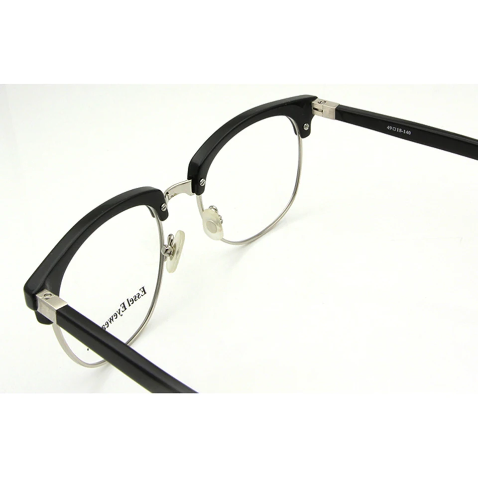SORBERN Meeste Vintage Optilised Klaasid Naiste Retro Ring Prillid Raamid Metallist Poole Rim Prillid, Prillid Selge Objektiiv Oculos