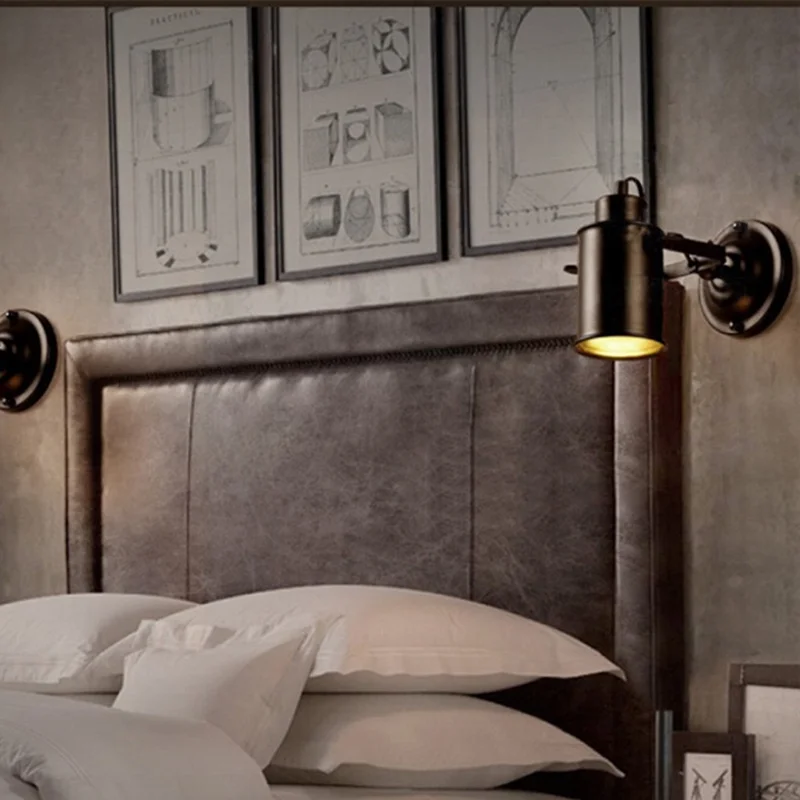 Seina Lamp Retro Tööstus seinavalgusti reguleeritav valgus sconce inventar Restoran öö-Baar Kohvik Home Valgustus E27