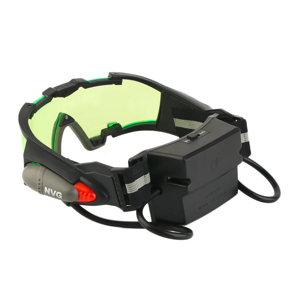 Silma Kilp Jahindus Öö nähtavuse Kaitseprillid Roheline LED Tuled Ergonoomiline Kaitseprillid Öise Nägemise Seade Reguleeritav