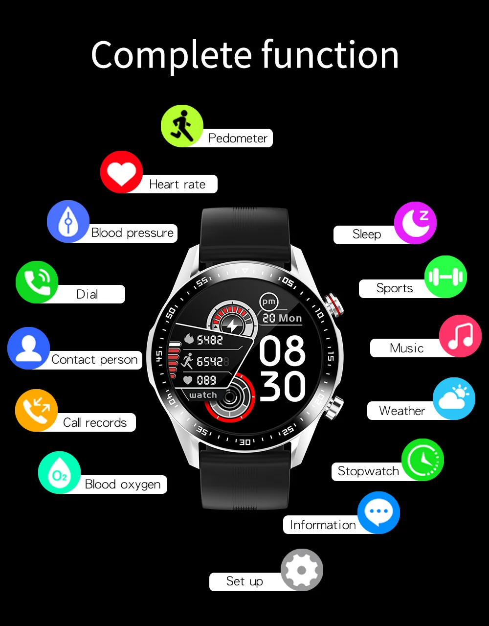 Smart Dual Watch Mehed Bluetooth Kõne Smartwatch IP67, Veekindel pulsikell vererõhk Smartbracelets Android ja IOS