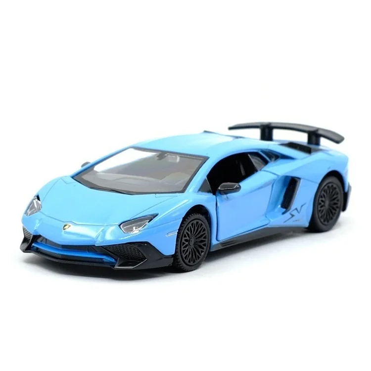 Suur Simulatsioon Peen Diecasts&Mänguasi Sõidukid: RMZ city Car Styling Aventador LP750-4 SV Supersport 1:36 Sulamist Diecast Mudel