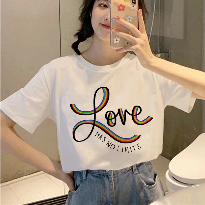 Suvel 2019 Harajuku T-Särk Naiste Gay Pride T-särk Graafiline Lesbi Prindi Tshirt korea Stiilis Top, Tees Naine
