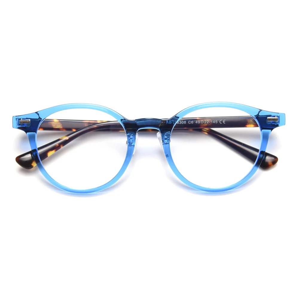 Swanwick retro prillid raamid optiline naine sinine must ring prillid mees TR90 selge objektiiv atsetaat korea stiilis hot müük