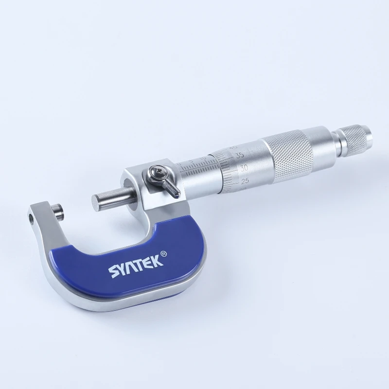 Syntek 0-25mm Väljaspool Mikromeeter 0.01 mm Metallist Mikromeetri Karbiid Nippi Micrometro Mõõtmise Vahendid Paksus Meetri Näidik