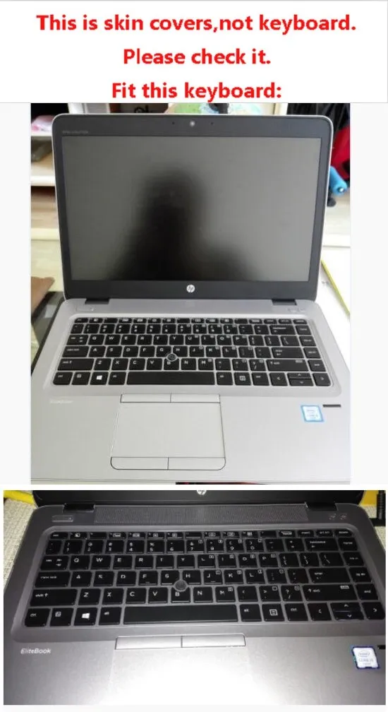 Sülearvuti Kõrge Selge Tpü Klaviatuuri kaitsmega Katta HP EliteBook 840 G3/840 G4/745 G3/745 G4/848 G3/848 G4/ZBOOK 14U G4