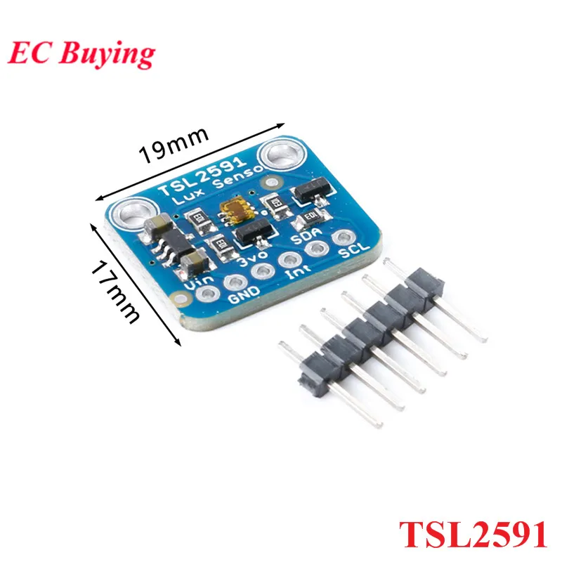 TSL2591 Digitaalse Kerge Optiline Sensor Moodul IIC I2C 3.3 V 5V High Dynamic Range Lux IR Infrapuna jaoks Arduino DIY Elektroonilise Juhatus