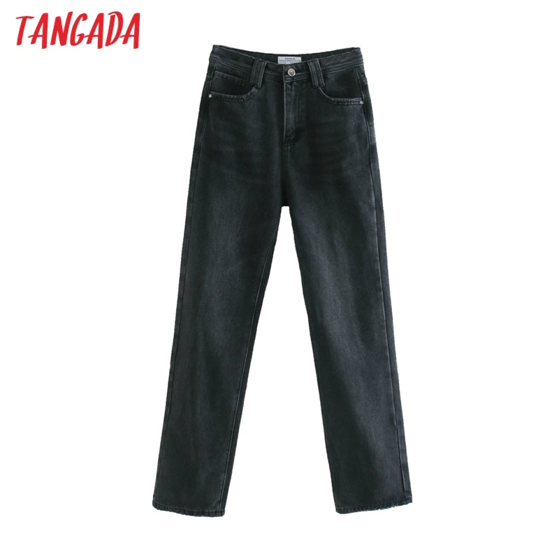 Tangada 2020. aasta sügis-talvel naiste sinine pikk teksad, püksid püksid taskud, nööbid naiste Pikad püksid 4M57