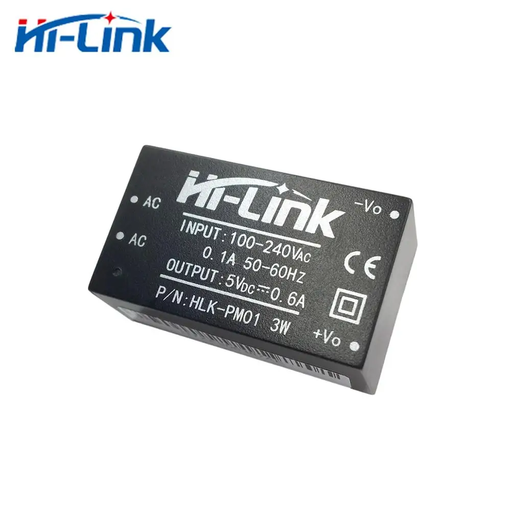 Tasuta Kohaletoimetamine 100tk/palju Hi-Link PM01 5v 3w Toide Moodul isoleeritud AC DC Converter