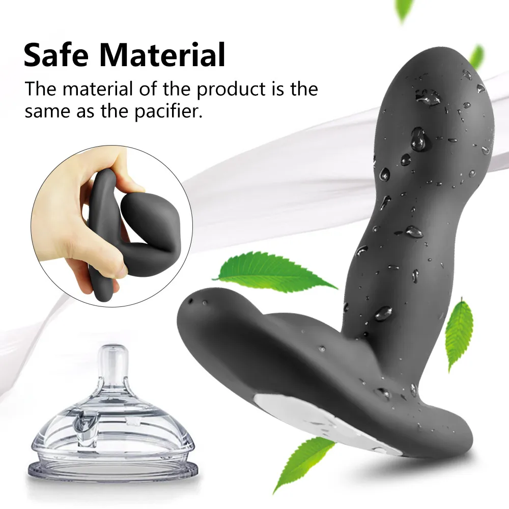 Traadita Kaugjuhtimispult Vibraatorid täiskasvanud Anal Plug Vibraator Dildo G-punkti Stimuleerimiseks seksi mänguasi, Eesnäärme Stimulaator Vibraatorid meestele