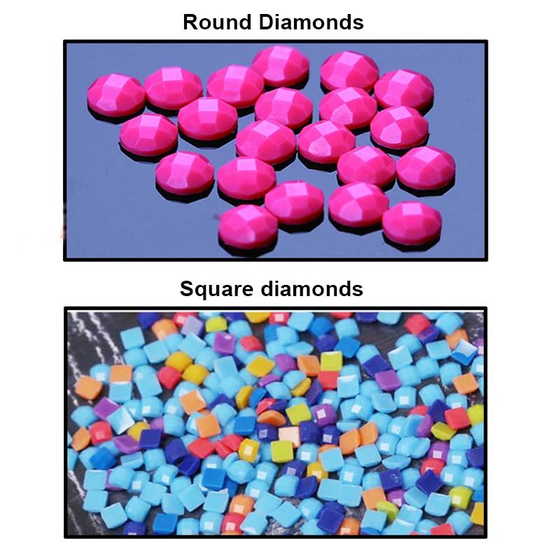 Täielik square tuba decor Tikand Muster 5D Diy diamond maali koomiksitegelast 3D ristpistes komplektid mosaiik kleebised