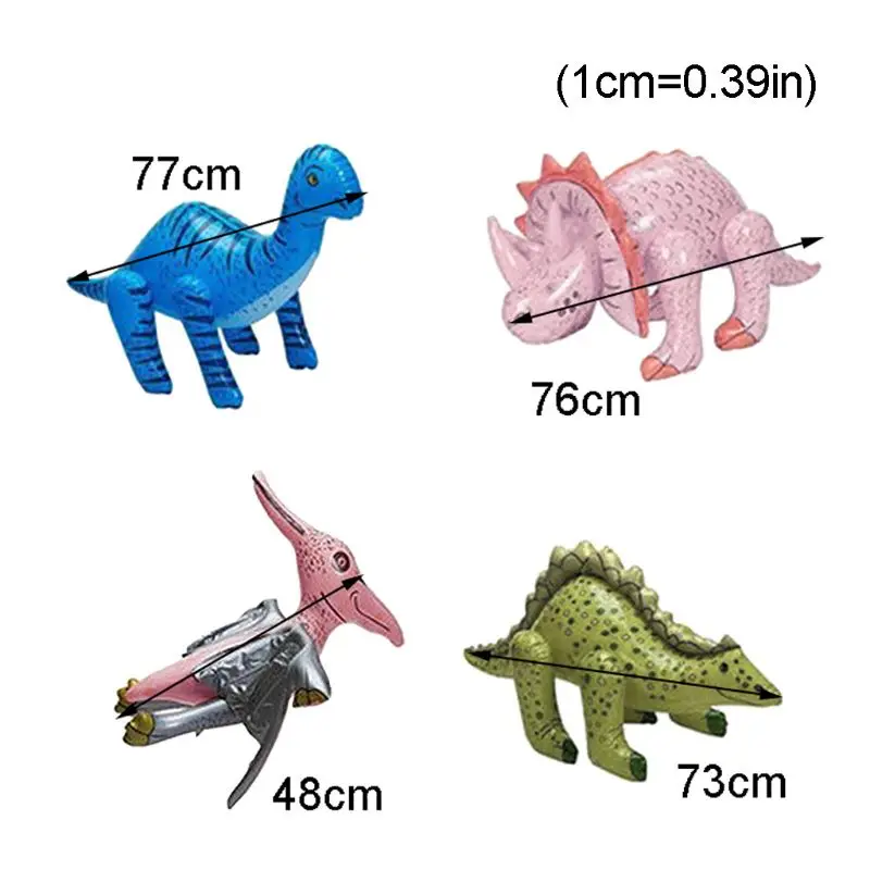 Täispuhutav Dinosaurus Sünnipäeva Teenetemärgi Lava Rekvisiidid, Laste PVC Mänguasi Kingitused kasutatakse korduvalt