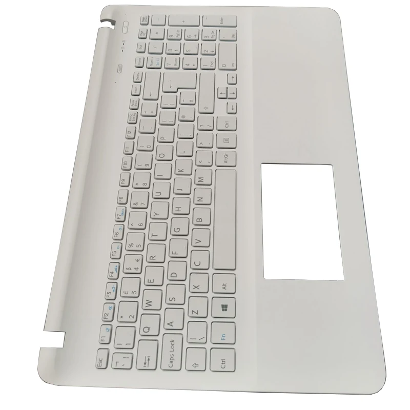 UK sülearvuti klaviatuur SONY VAIO FIT15 SVF15 SVF152 SVF153 SVF15E ilma touchpad Palmrest ülemine Kate