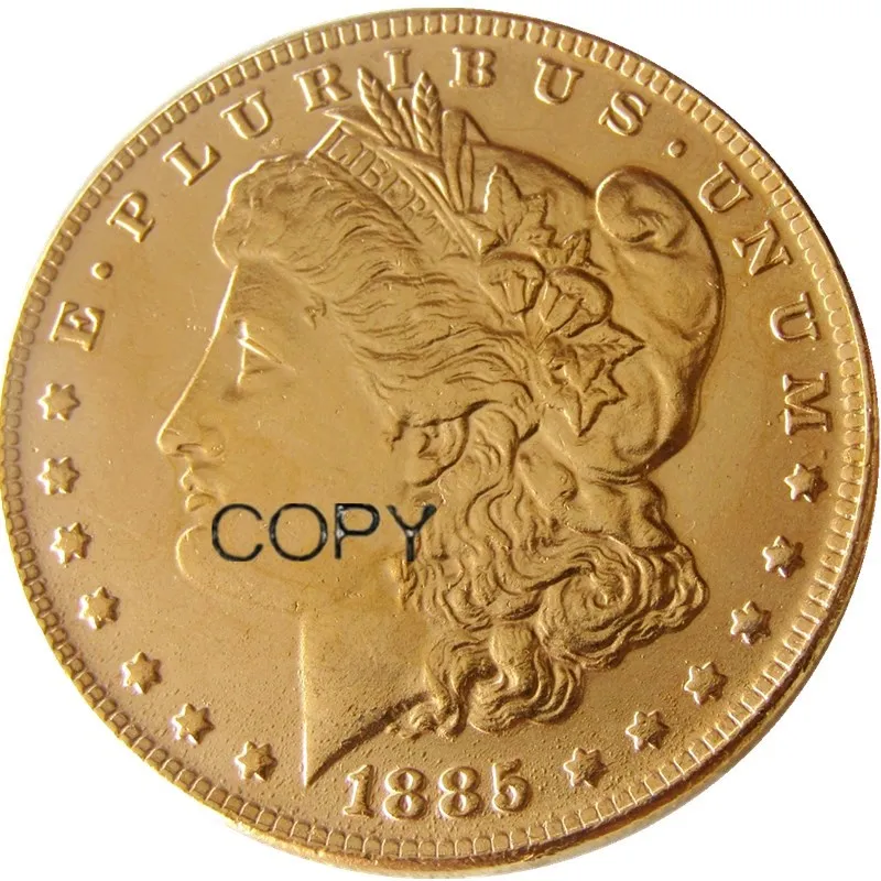 USA 1885cc Morgan Dollar kullatud Koopia Mündid