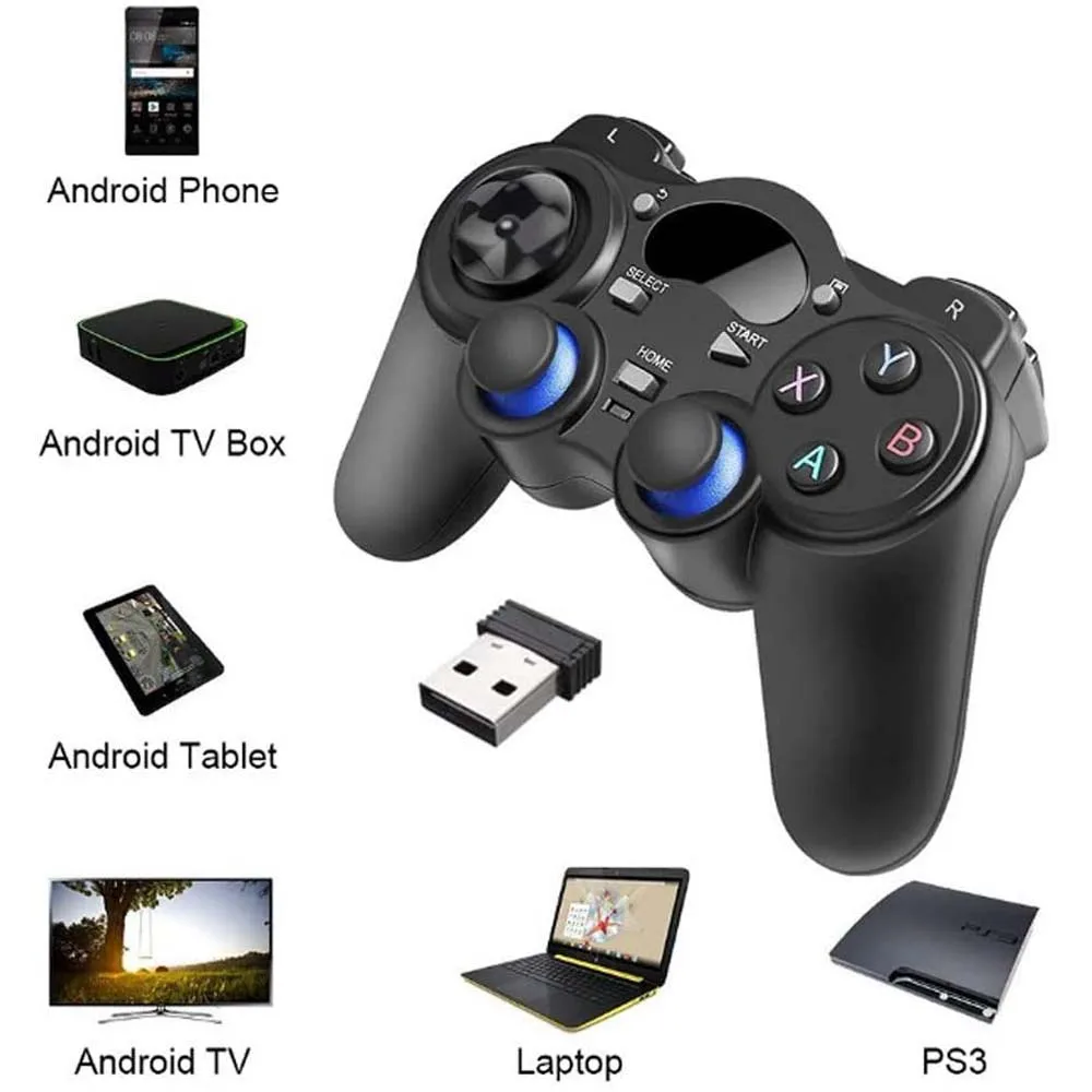 USB Wireless Gaming Töötleja Gamepad For PC/Laptop Arvuti(Windows XP/7/8/10) & PS3 & Android & Auru mängukonsooli Juhtnuppu