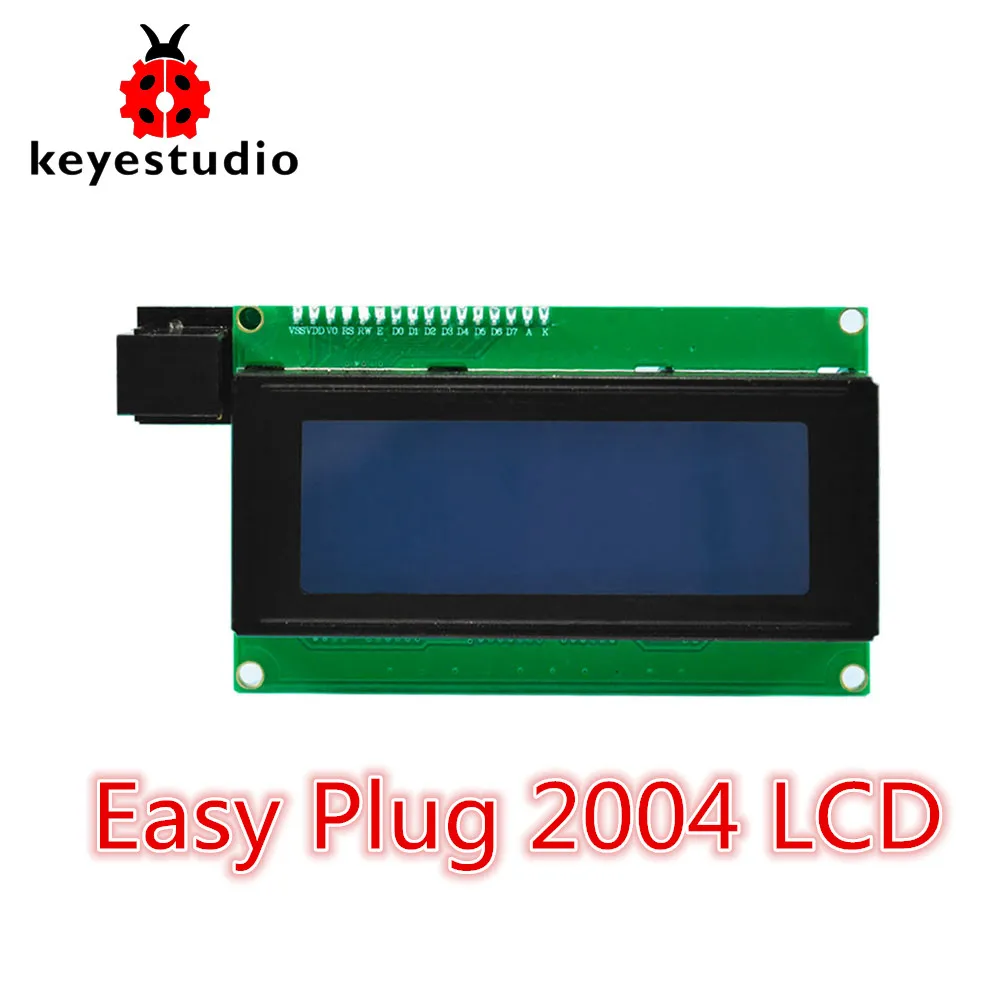 UUS!Keyestudio LIHTNE plug I2C 2004 LCD Ekraan Moodul Arduino AUR