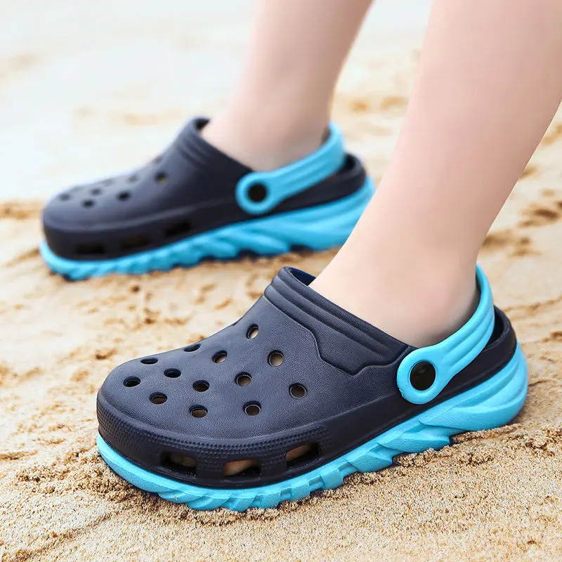 Unisex laste sandaalid hingav kingad poiste ja tüdrukute sandaalid lahedad kingad väikelastel puukingad lapse suve slaidid