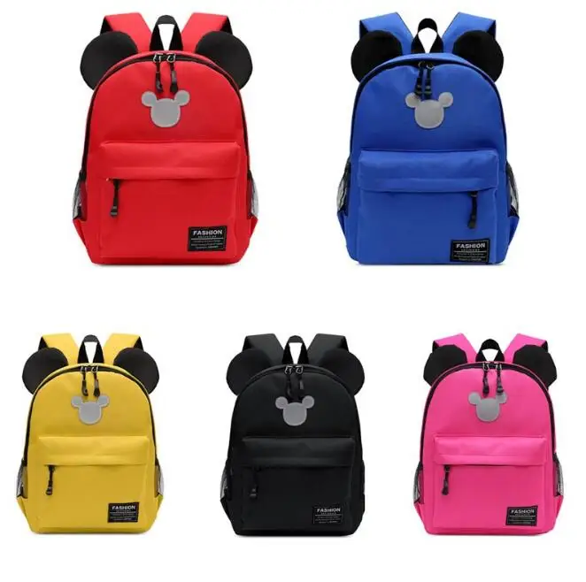Uus Disney lasteaia kott multifilm Miki laste seljakott poisid ja tüdrukud kooli kotti reisi seljakott