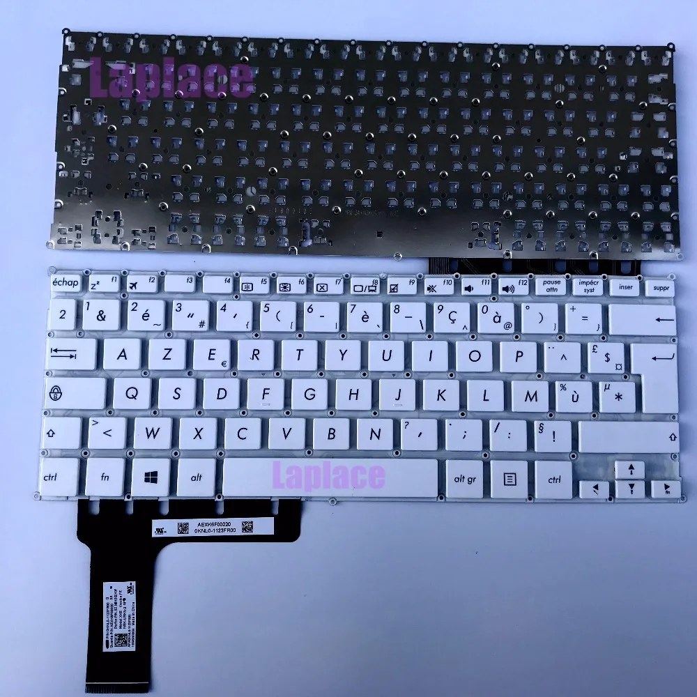 Uus Ehtne FR / prantsusmaa Clavier ASUS VivoBook E202 E202SA valge klaviatuur