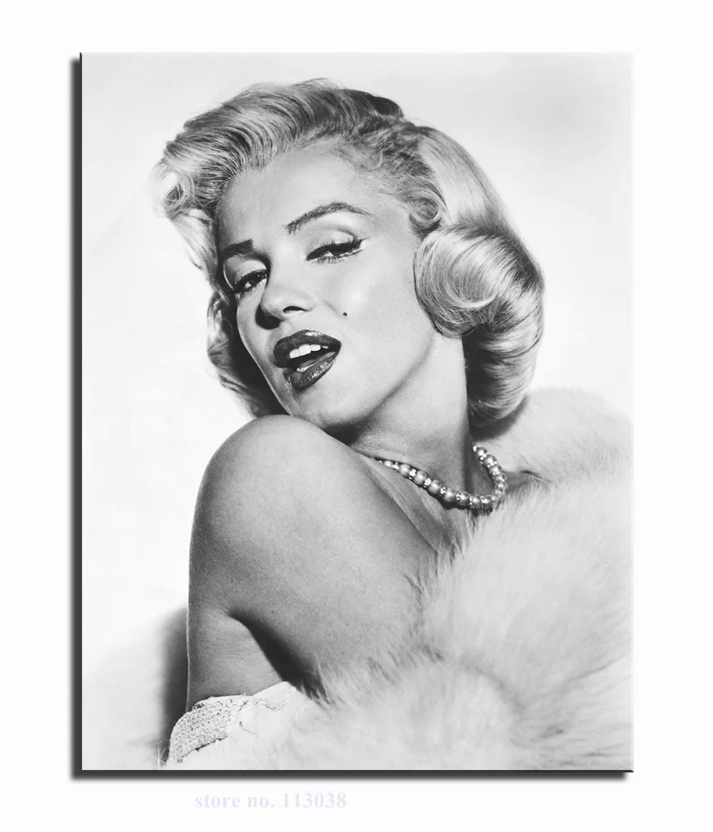 Uus Kvaliteetne 1 tk elutuba, Magamistuba Kaasaegse Kodu Kunsti Teenetemärgi seksikas Marilyn Monroe Lõuendile Maali Raamimata