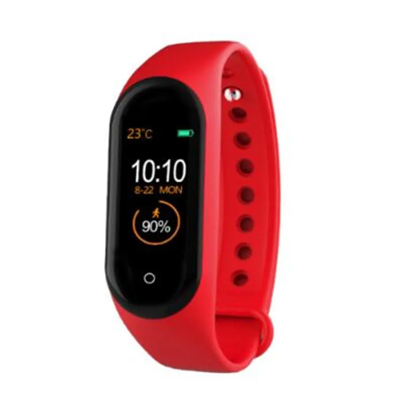 Uus M4 Naiste Sport Veekindel Smart watch vererõhu, Südame Löögisageduse Monitor Smart Watch Meeste Fitness Tracker Kellad Must