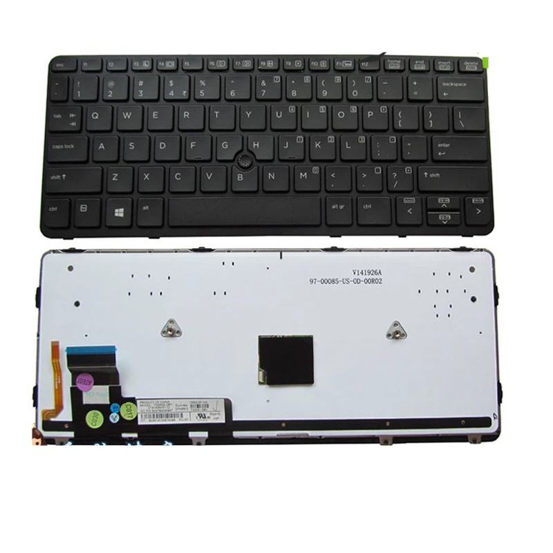 Uus Sülearvuti HP EliteBook 820 G1 820 G2 Asendamine Klaviatuuri Paigutus