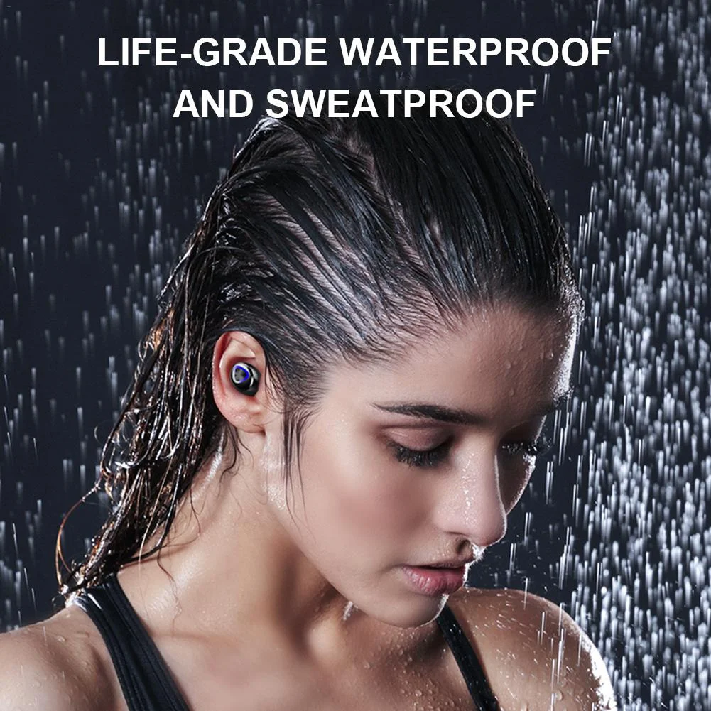 V10 Portable LED Ekraan Mini Traadita Bluetooth-5.0 In-Ear Kõrvaklapid Touch Control Kuular Mugav Kanda